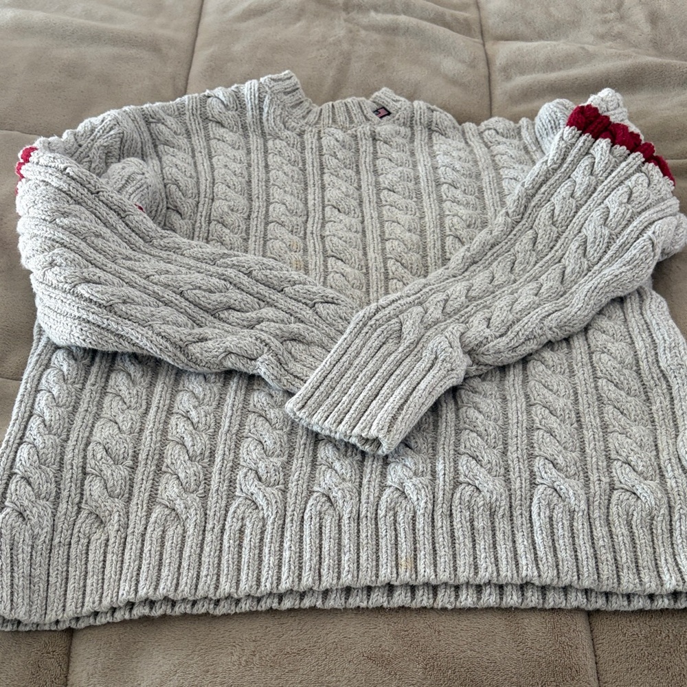Ralph Lauren Cream Cable Knit Sweater